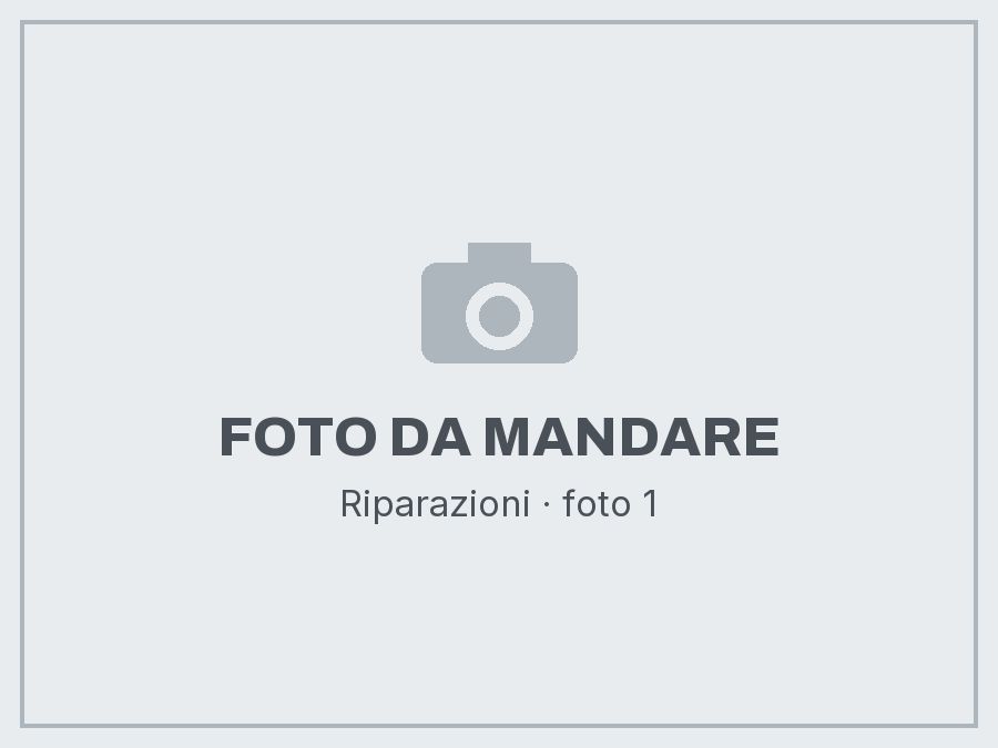 Riparazioni: foto da mandare